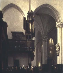 De Nieuwe Kerk in Amsterdam, c.1847