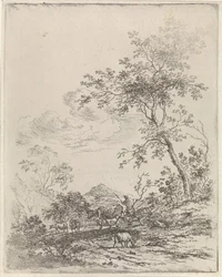 Berglandschap met vee