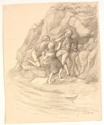 Illustratie voor Alfred Tennyson "Enoch Arden"