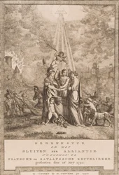 Gedenkstuk op het sluiten van de alliantie tussen de Franse en Bataafse Republieken (16 mei 1795)