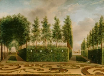 Een Formele Tuin, 1766