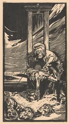 De Dood bij de guillotine