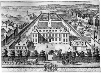 Burlington House, Piccadilly, begin 18e eeuw, 1908