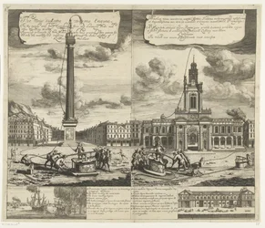 Gebruik van de slangbrandspuiten in Londen, ca. 1690-1700