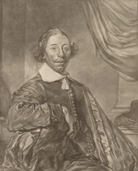 Portret van een Zittende Man