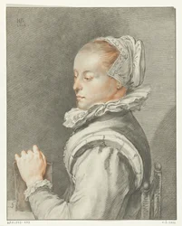 Portret van een jonge vrouw