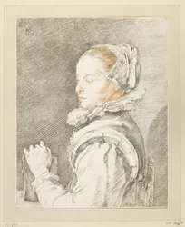 Portret van een jonge vrouw