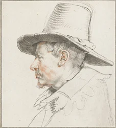 Portret van een onbekende man