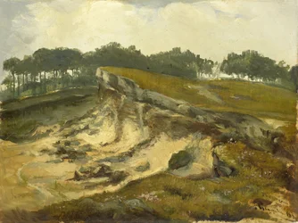 Zand uitgraven