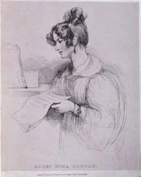 Mademoiselle Nina Sontag, gegraveerd door William Sharp