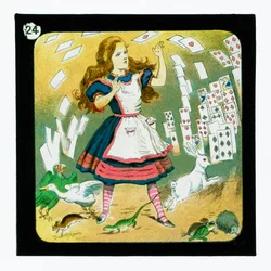 Alice in Wonderland, Gekleurde Lantaarnplaten