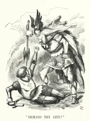 Punch cartoon: Eis Uw Leven! - Frankrijk