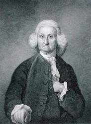 Jonathan Trumbull (1710-85) gegraveerd door E. Mackenzie