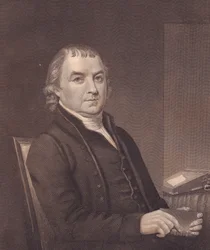 Portret van Amerikaanse Methodistische bisschop William Mc Kendree (1757-1835), gravure, circa 1870