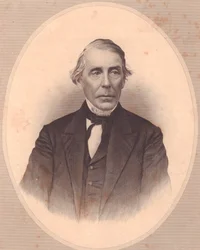 Portret van Amerikaanse Methodistische geestelijke John Price Durbin (1800-1876), gravure door W Wellstood