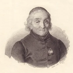 Portret van Italiaanse theoloog Pietro Tamburini (1737-1827), kopergravure door Maffeis