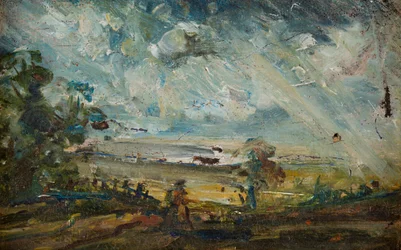 Plein Air Schets van een baai