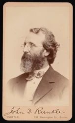 Portret van John Daniel Runkle 1822-1902, tussen 1865 en 1873