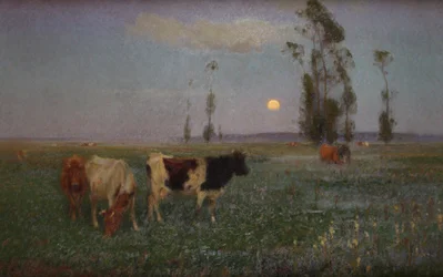 Heraut van de nacht (olieverf op doek)