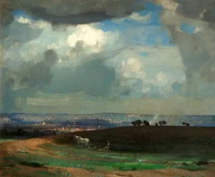 Meimorgen, Nottingham (olieverf op doek)