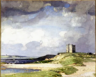 De Uitkijktoren (olieverf op doek)
