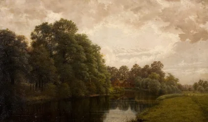 Een vredig Warwickshire tafereel, 1883