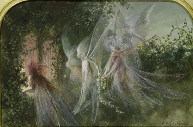 Feeën bij een Raam, ca. 1864