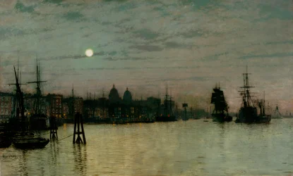 Greenwich, half tij, 1884