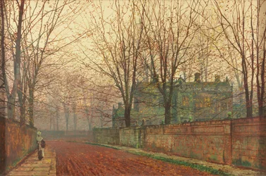 Novemberochtend, Knostrop Hall, Leeds
