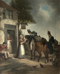 Soldaten Verfrissen Zich, c.1805