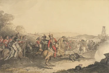 De Markies van Anglesea Gewond Terwijl Hij een Charge van Zware Cavalerie Leidde aan het Einde van de Slag bij Waterloo