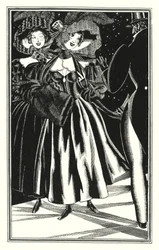 Illustratie voor Don Juan door Lord Byron: Voetgangers Paphians, comfortabel maar immoreel