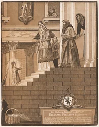 Presentatie van de Maagd in de Tempel, naar Titian (rechterblad)