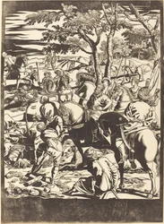 De kruisiging (rechter paneel)