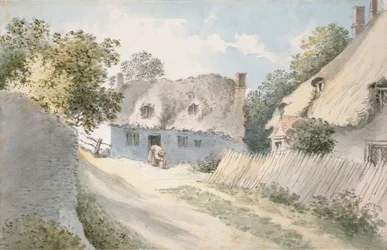 Huisjes in een dorpsstraat