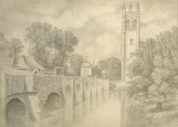 Magdalenbrug en toren, 18e eeuw