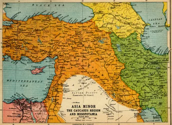 Klein-Azië, de Kaukasus en Mesopotamië, Eerste Wereldoorlog