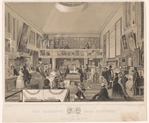 Interieur van de Law Court tijdens de Salisbury Local Exhibition, 1852