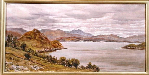 Uitzicht op Loch Corrie, 27 augustus 1885