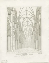Interieur van Lichfield Cathedral - Schip