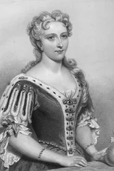 Caroline van Brandenburg-Ansbach 1683-1737, koningin-gemalin van koning George II, 1851