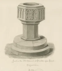 Burton-upon-Trent - Doopvont in de Oude Kerk