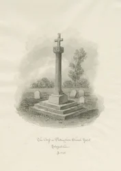 Kruis in Pattingham Kerkhof