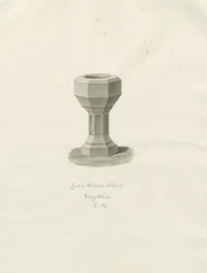 Doopvont in de kerk van Ellastone