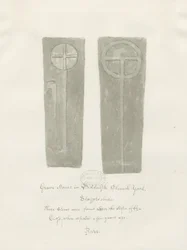 Grafstenen in Biddulph Kerkhof