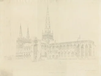 Lichfield Kathedraal - Zuidoostaanzicht