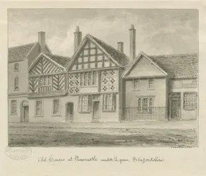 Newcastle-under-Lyme - Oude Huizen
