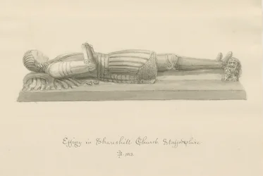 Shareshill Kerk - Monumentaal beeld van Sir Humphrey Swynnerton