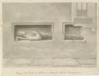 Standon Kerk - Muur Graf [voor Nicholas Hyde]