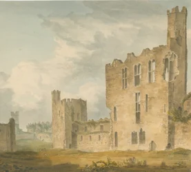 Wales - Carnarvonshire - Conway Kasteel, 1800